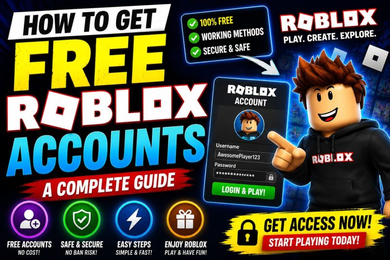 How to Get Free Roblox Accounts & Passwords: The Ultimate Guide